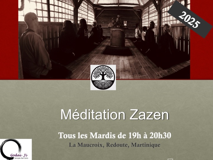 Sesshin d' Avril 2019 - Retraite de méditation bouddhiste Zen - du 18 avril au 21 avril 2019 - dirigée par Philippe Eison Boniface